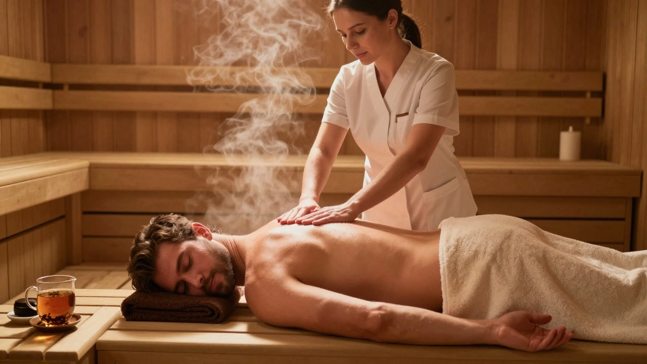 Нормально ли, что массажистка массирует попу в сауне?